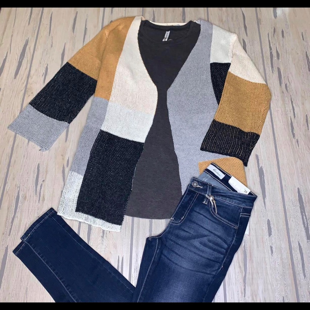Patchwork cardigan